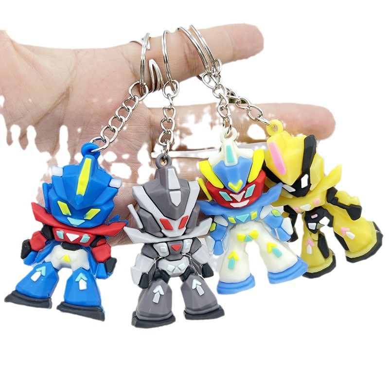 Men Accessories Collection - Porte-clés en silicone Gundam, mini figurine