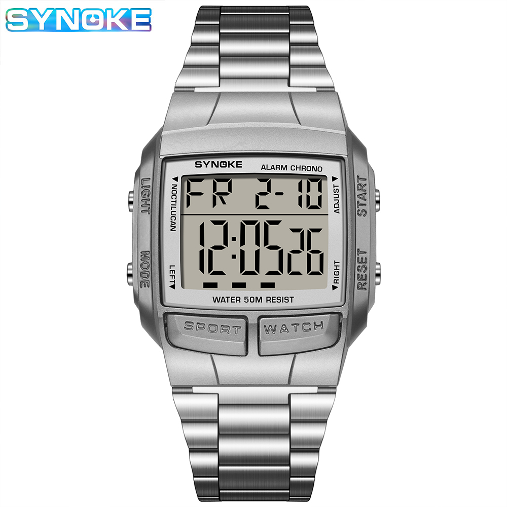 Men'S Accessories Luxury Brands - SYNOKE-Montres de sport militaires pour hommes,
