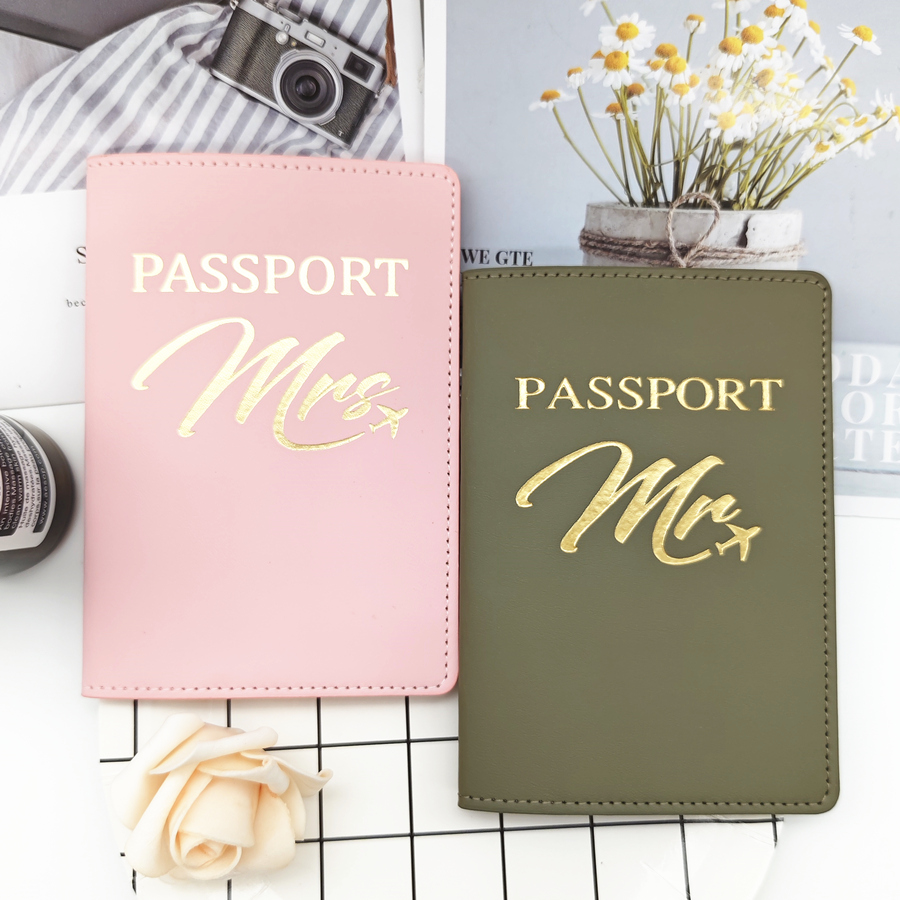 Men'S Accessories Wallet - Ensemble de 2 Porte-Passeports en Cuir