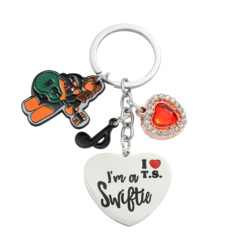 Men Accessories Collection - Porte-clés Taylor pour fans, pendentif cœur