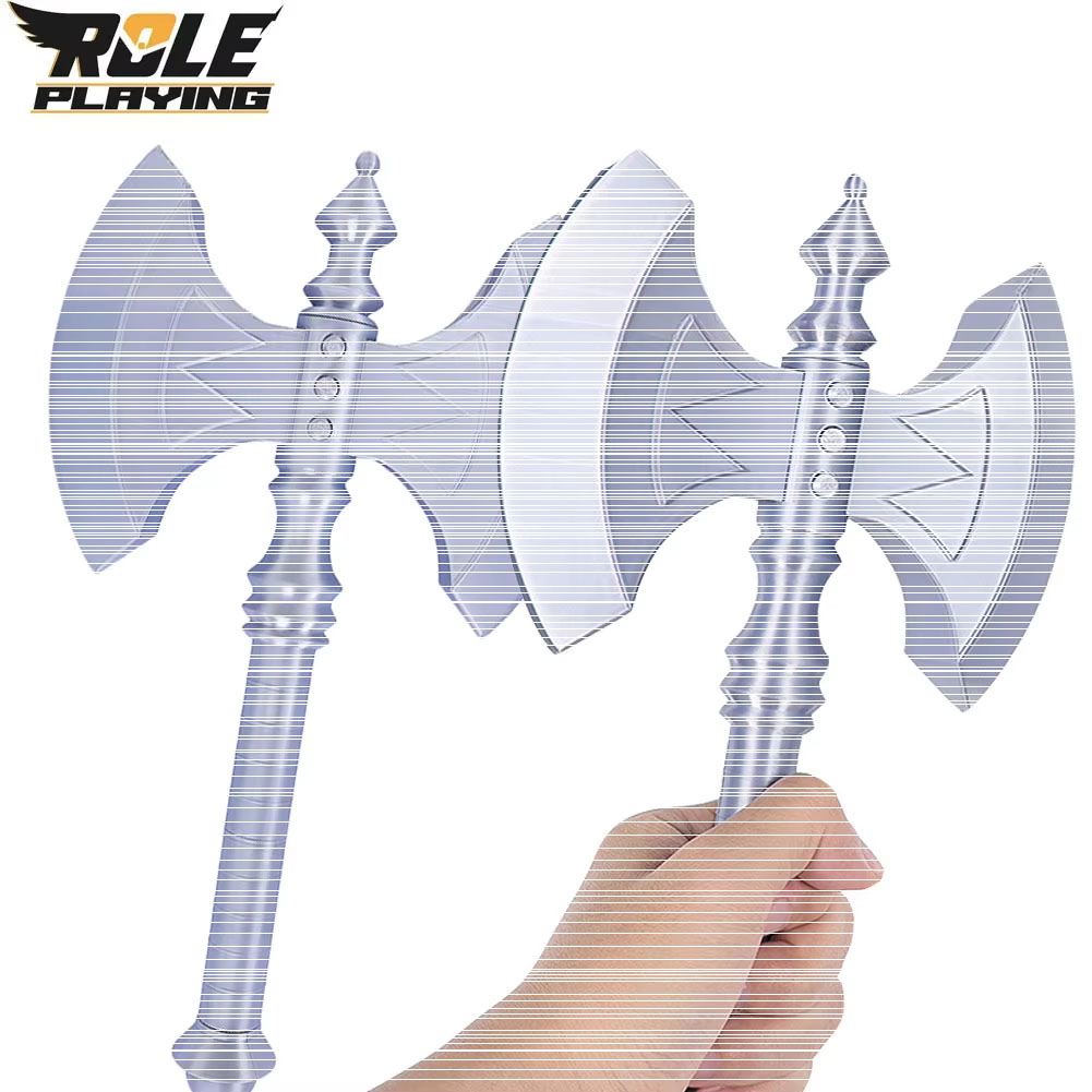 Men Accessories In Silver - Hache de Cosplay, Grande Hache à