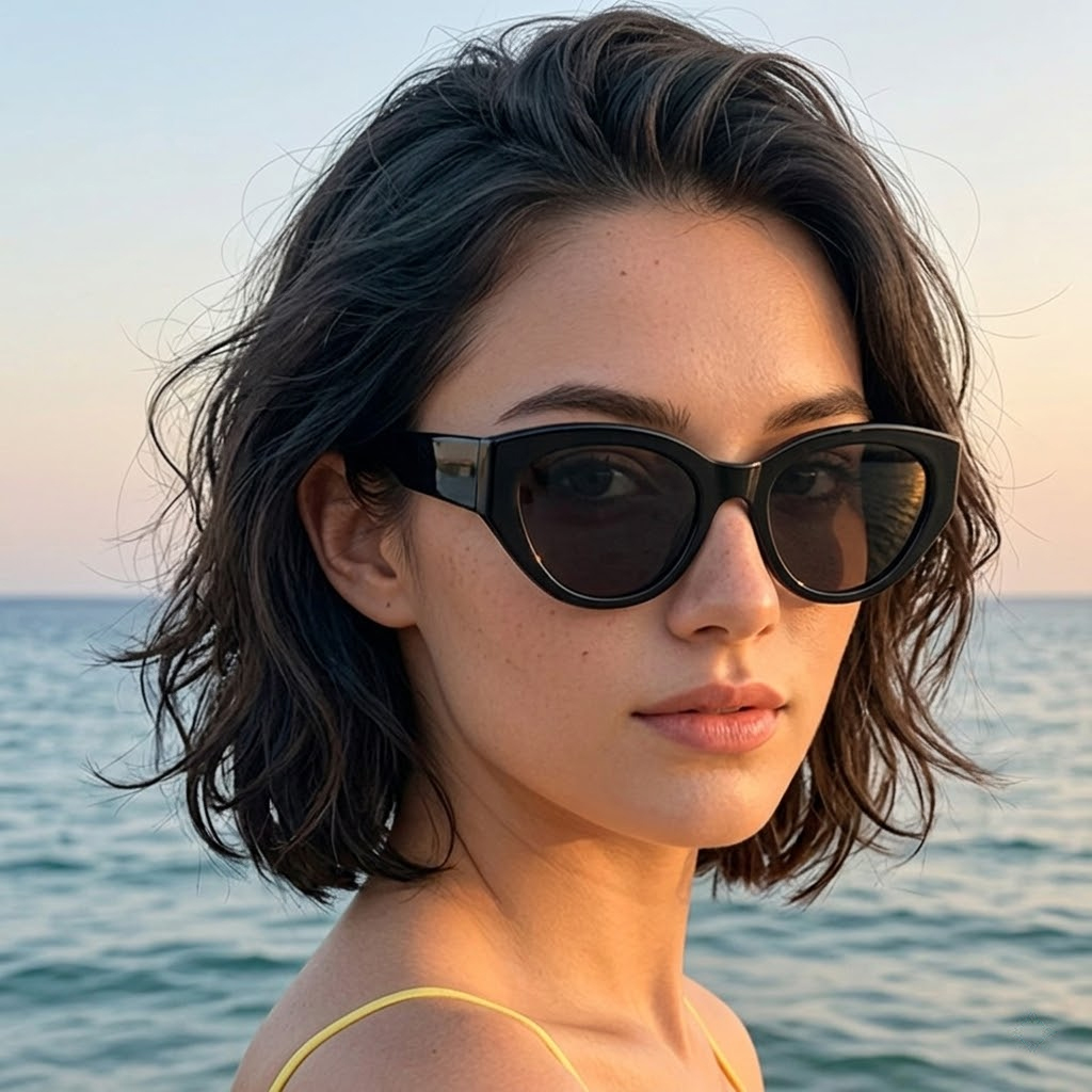 Men'S Accessories Luxury Brands - Lunettes de soleil polarisées classiques œil-de-chat