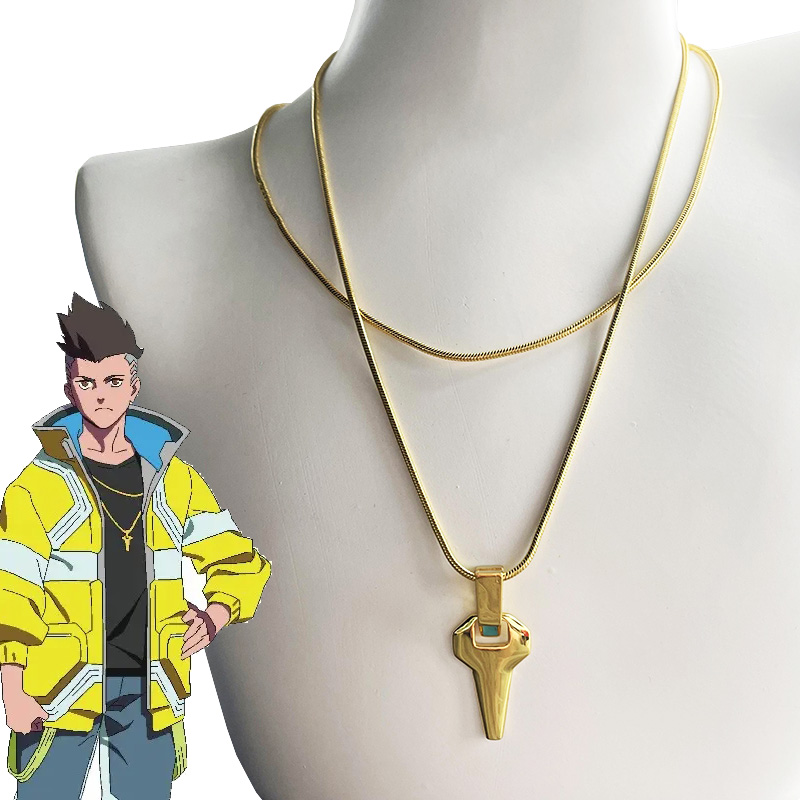 Men'S Accessories For Christmas - David Martinez Cosplay collier couleur or