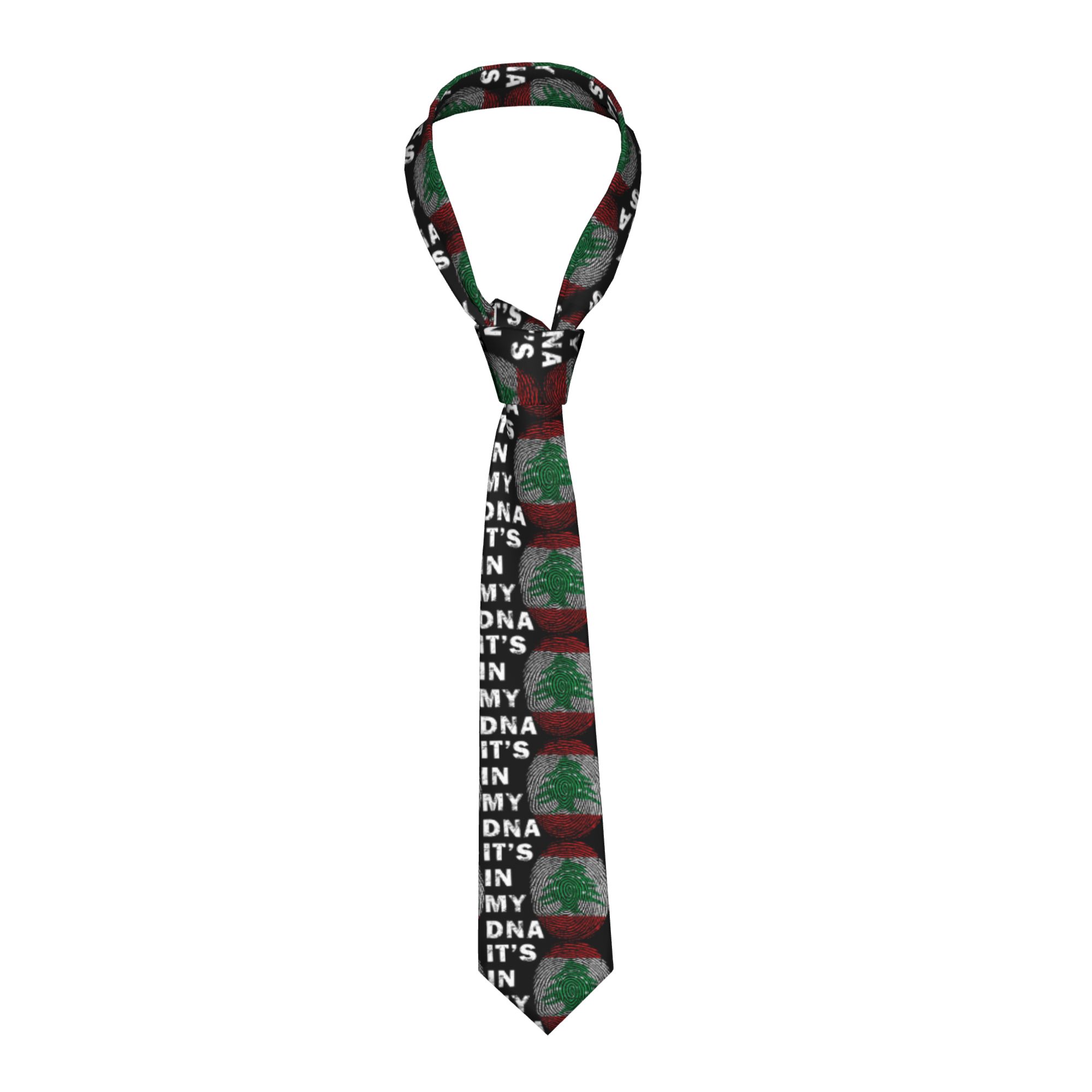 Men Accessories Lebanon - Cravate pour homme avec drapeau du
