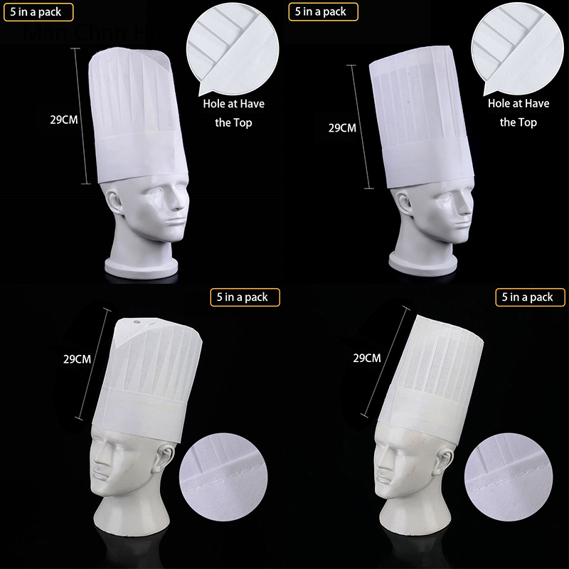 Men Accessories Shop - Chapeau de Cuisine Unisexe, Couvre-Chef Respirant,
