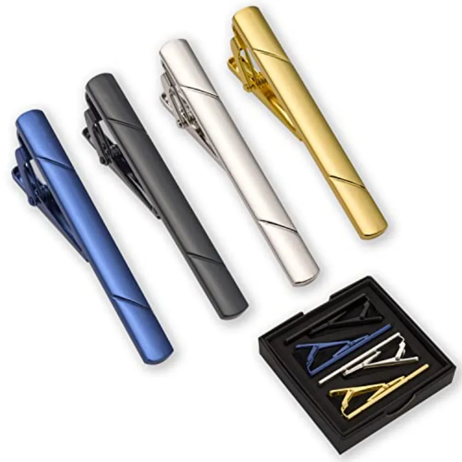 Men Accessories For Gift - Lot de 4 pinces à cravate