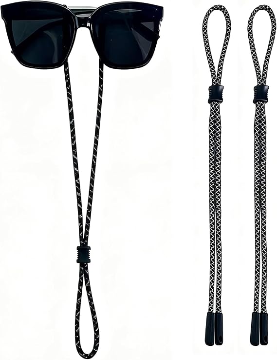 Men Accessories Neck Chain - 2 sangles pour lunettes, cordon réfléchissant