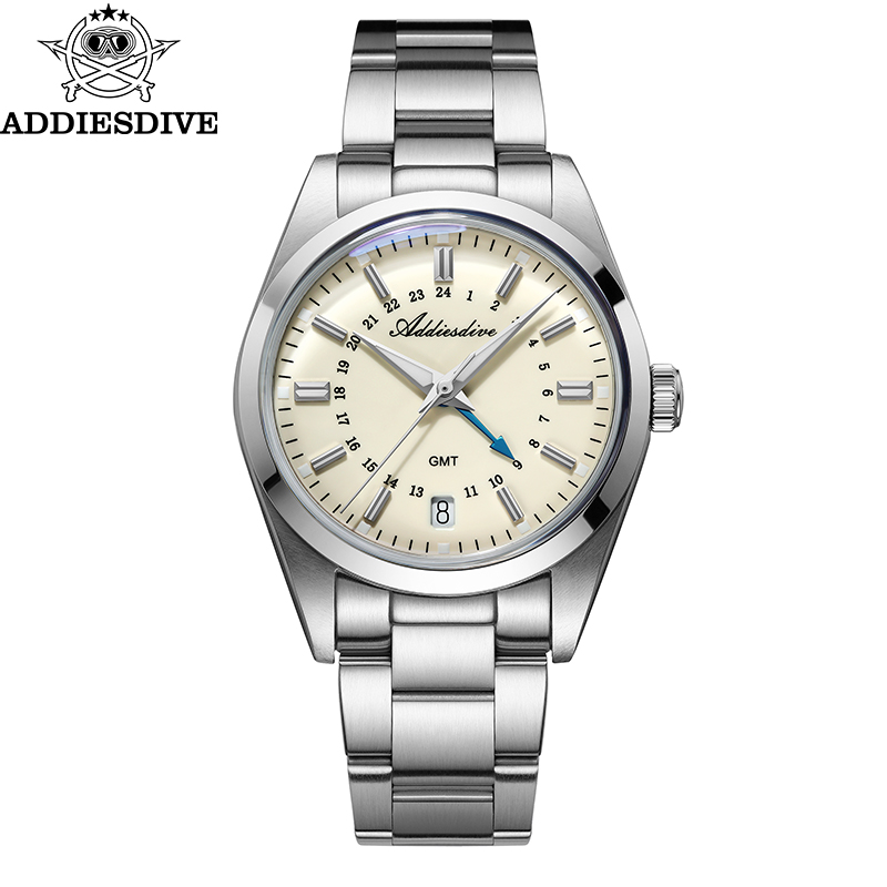 Men'S Accessories Luxury Brands - ADDIESDIVE marque chaude 36mm luxe GMT