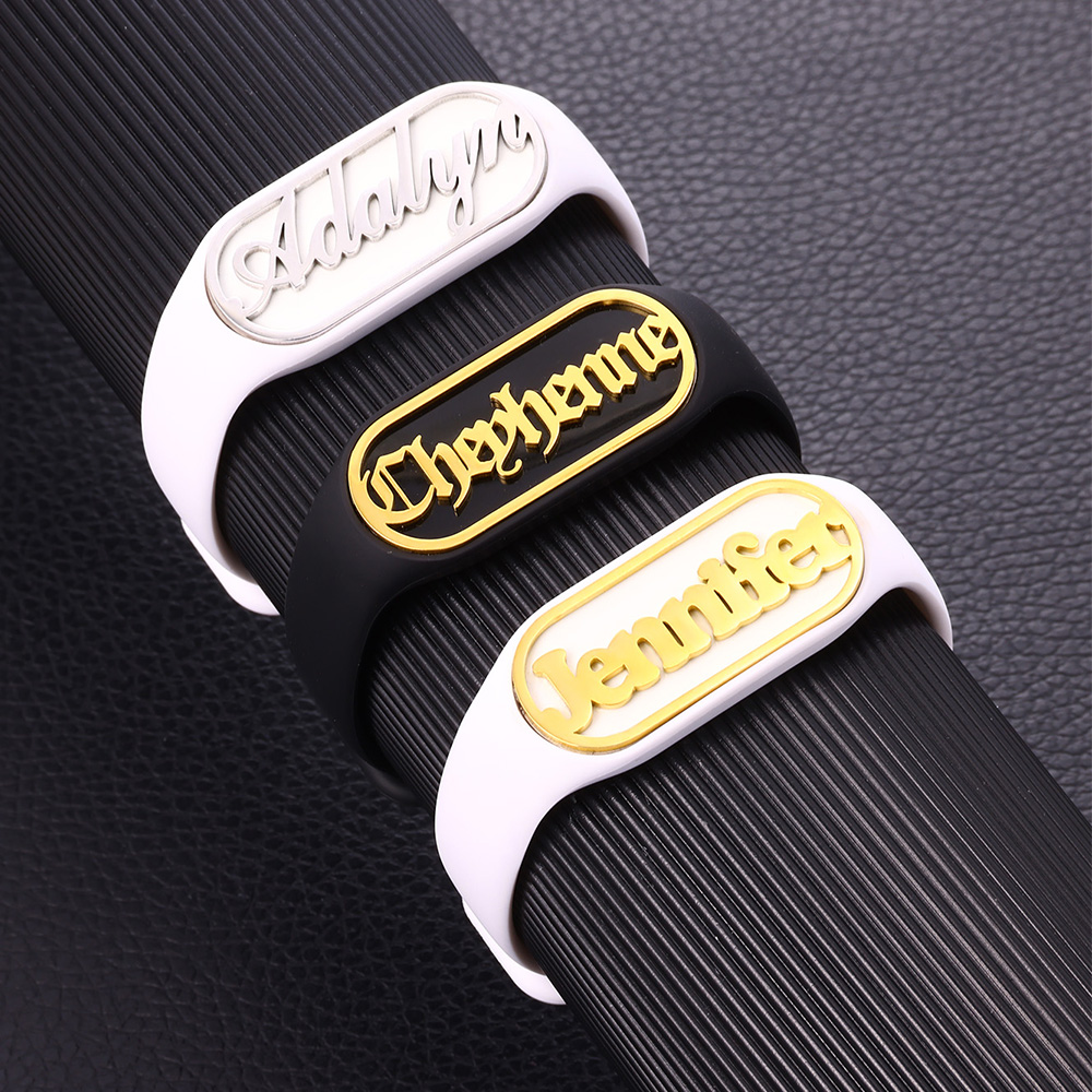 Men Accessories For Wrist - Bracelet avec nom personnalisé pour femmes