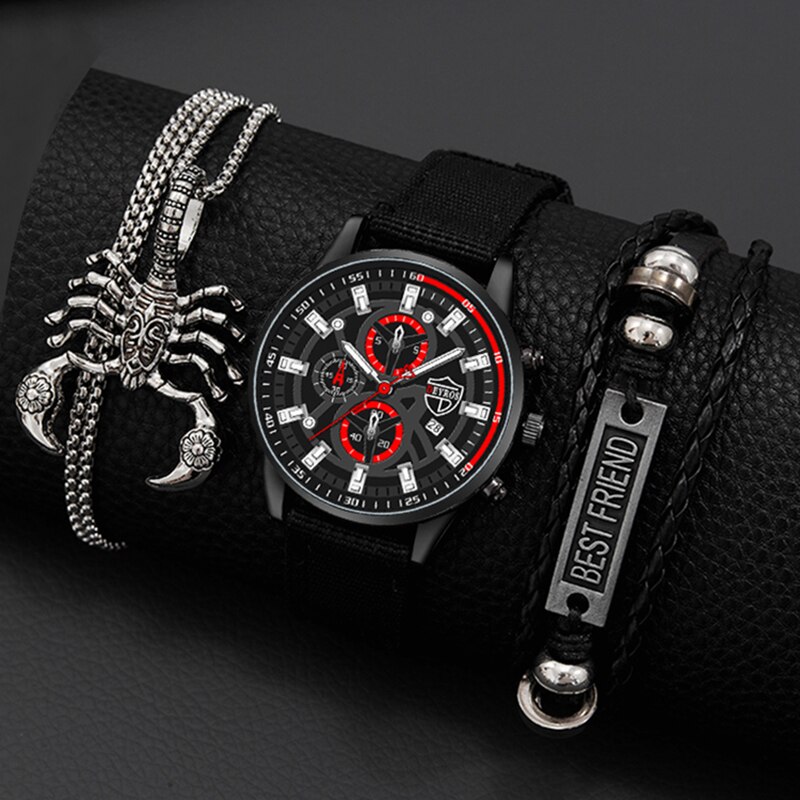 Men Accessories For Wrist - Ensemble de montres simples pour hommes,