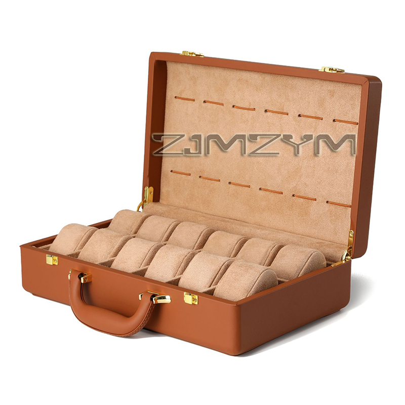 Travel Organizer Men - Boîte à montres 12 emplacements, étui