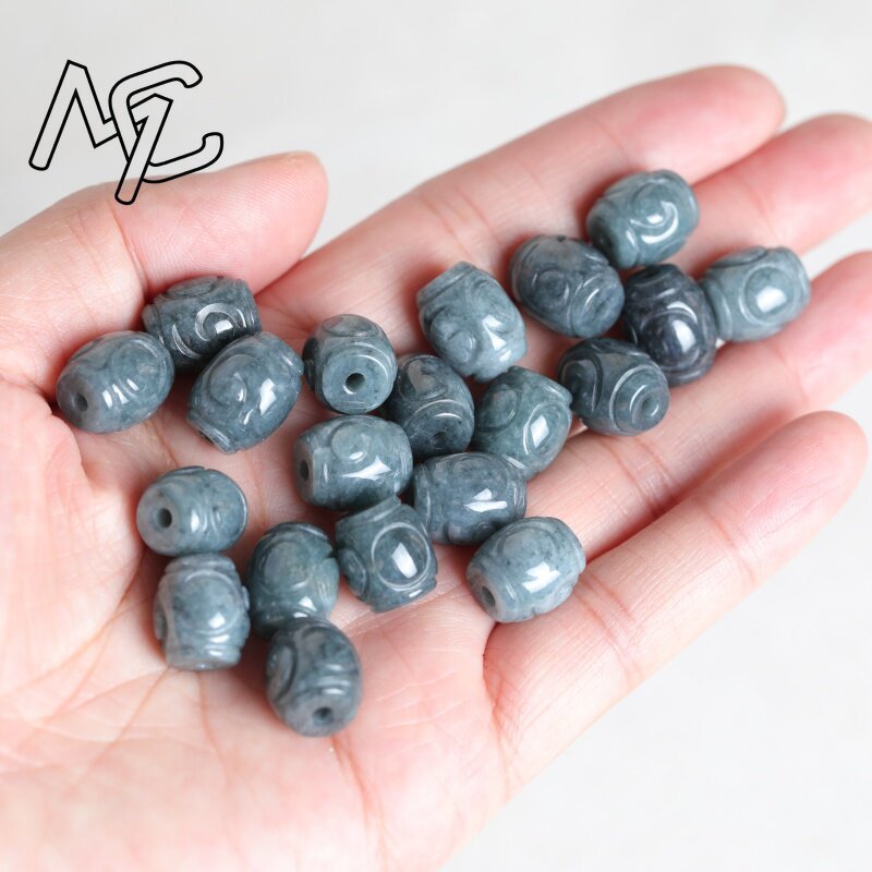 Lot de 5 perles en jade bleu n - Men Accessories For Gift avis et prix