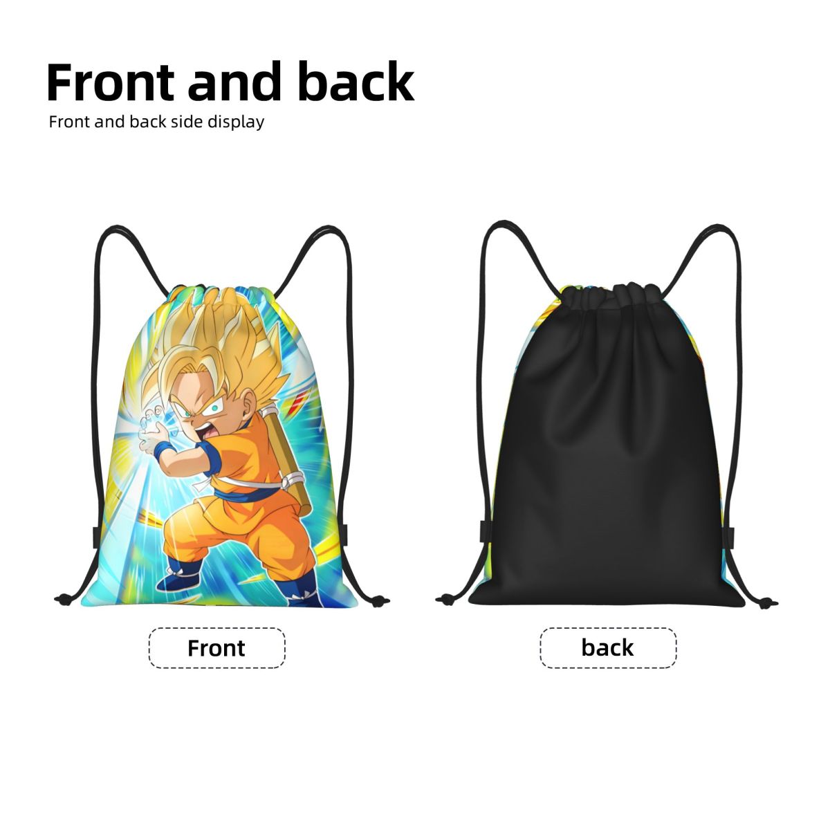 Sac à cordon DBZ G-Gokues pour - Men Accessories Shop avis et prix