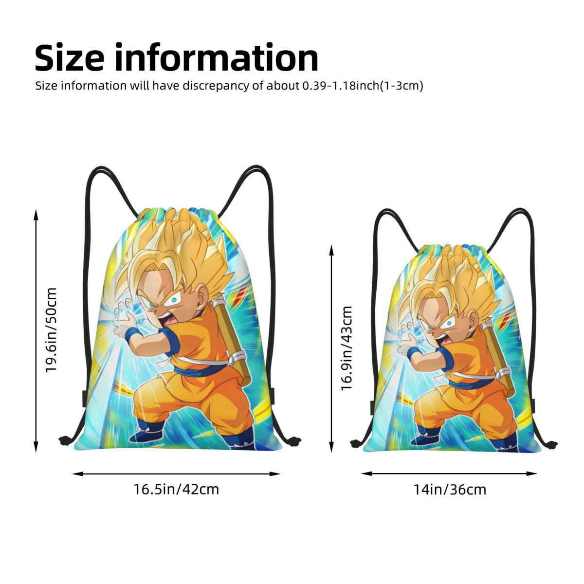Sac à cordon DBZ G-Gokues pour - Men Accessories Shop avis et prix