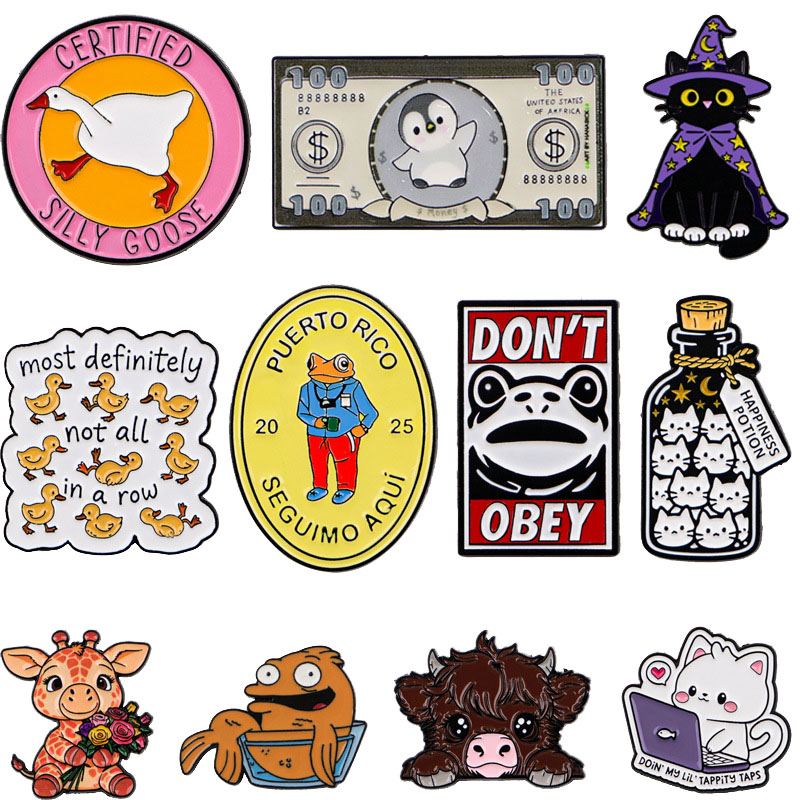 Pins en émail amusants et mign - Men'S Accessories Quotes avis et prix