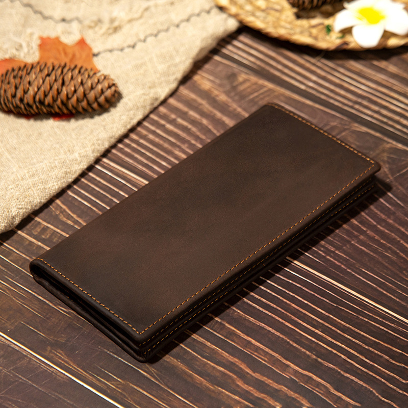 Portefeuille long en cuir véri - Men'S Accessories Wallet avis et prix