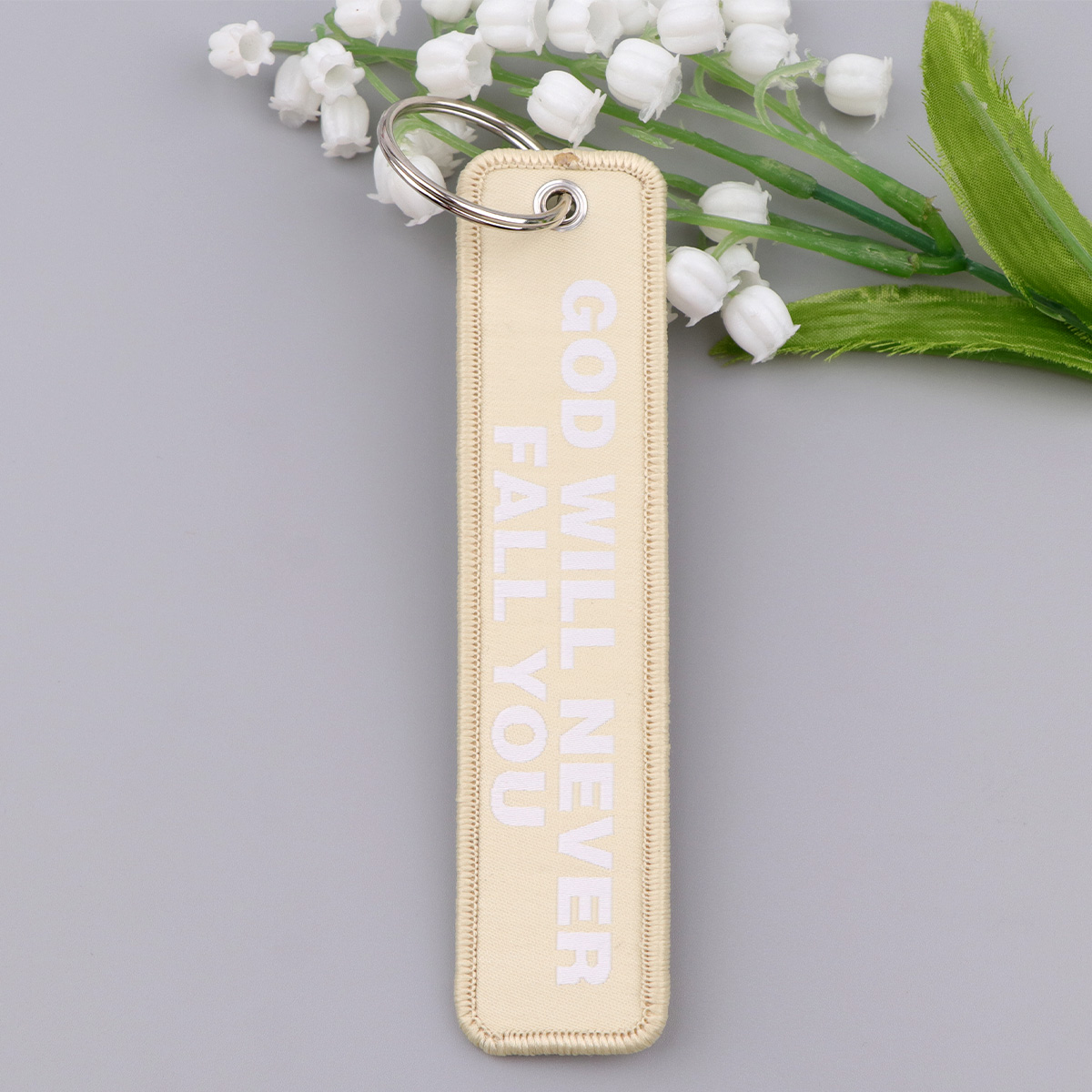 Porte-clés brodé avec citation - Men'S Accessories Quotes avis et prix