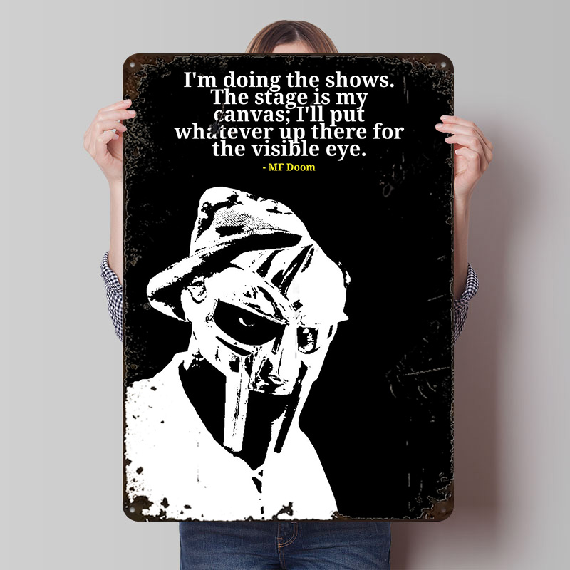 Affiche métallique MF Doom Quo - Men'S Accessories Quotes avis et prix
