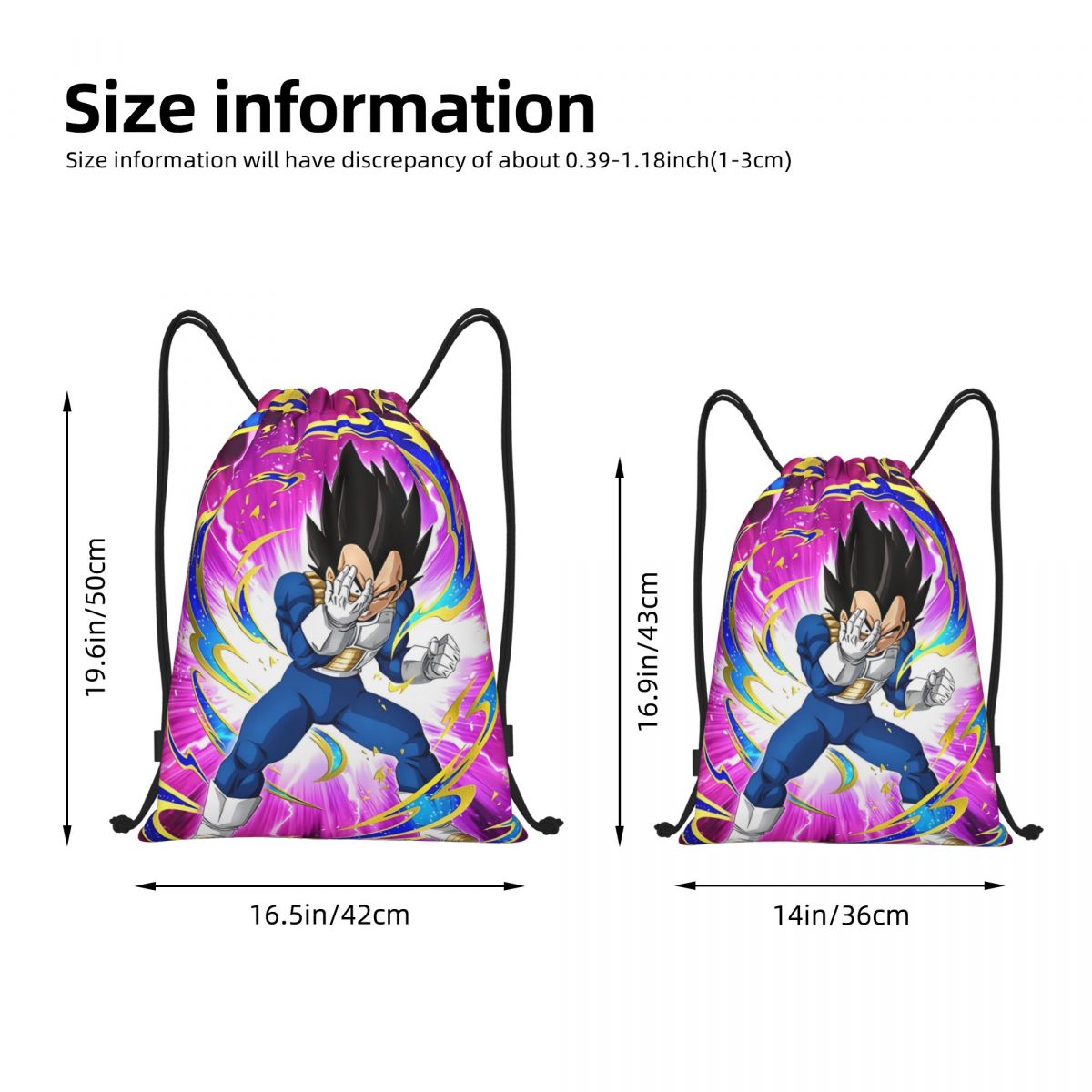 Sacs à cordon de serrage Anime - Men Accessories Shop avis et prix