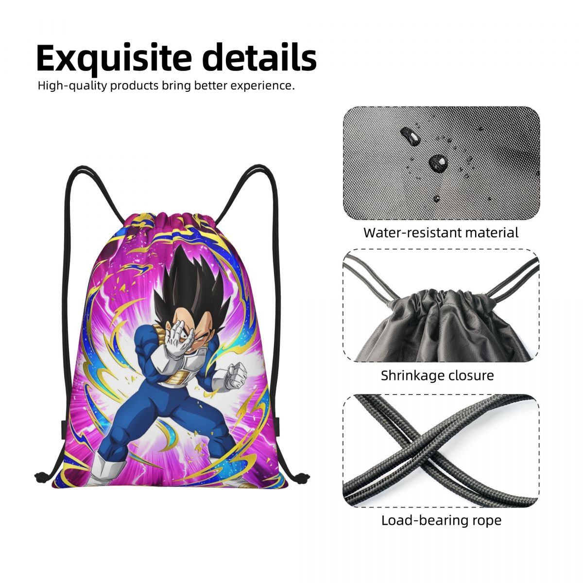 Sacs à cordon de serrage Anime - Men Accessories Shop avis et prix