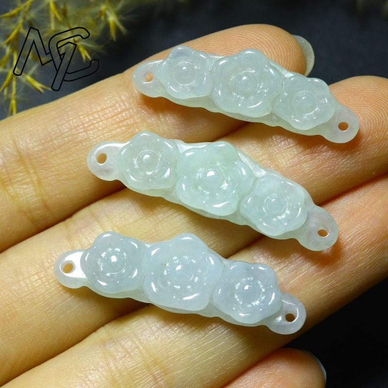 1 pièce Fleur en jadéite émera - Men Accessories For Hand avis et prix