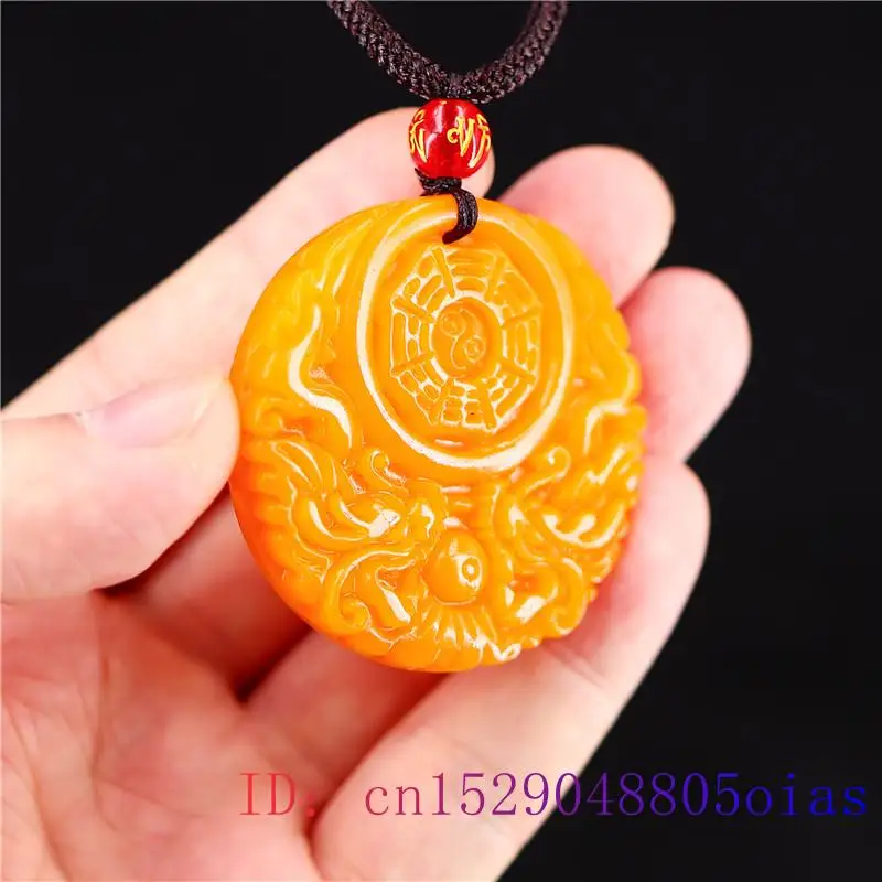 Pendentif Dragon Jade jaune po - Men Accessories For Gift avis et prix