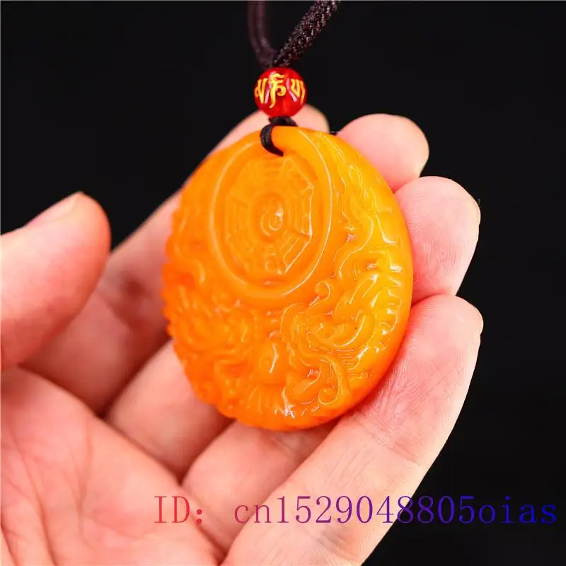 Pendentif Dragon Jade jaune po - Men Accessories For Gift avis et prix