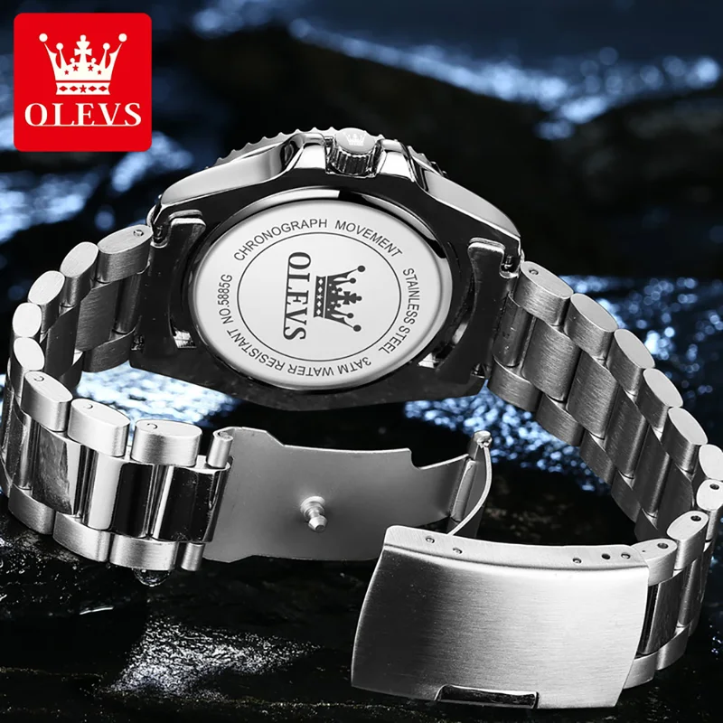 OLEVS montre à Quartz original - Men'S Accessories Luxury Brands avis et prix