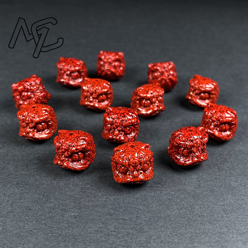 10 perles de cristal de cinabr - Men Accessories For Gift avis et prix