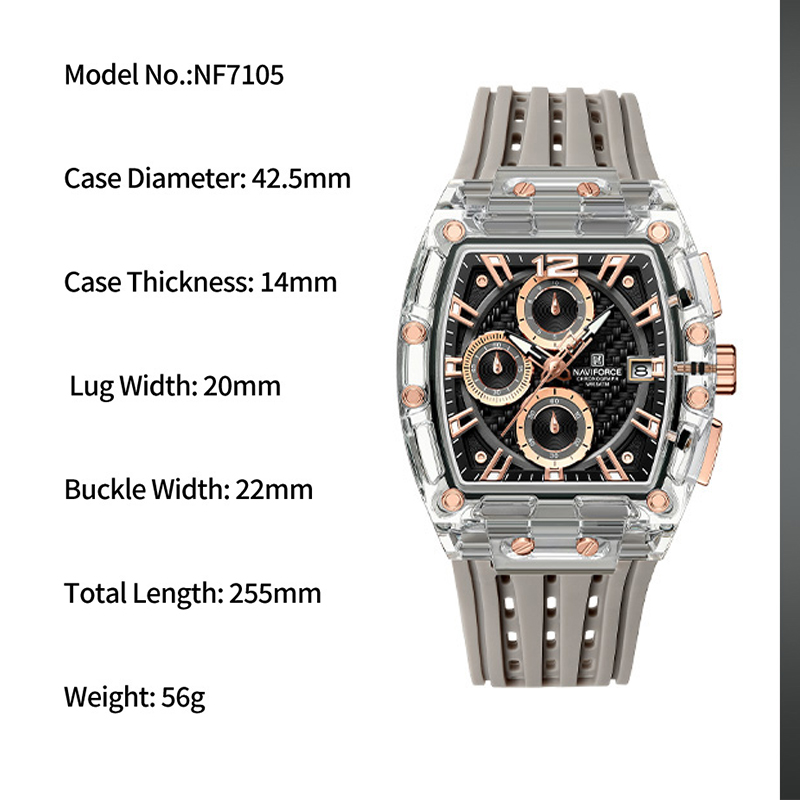 Nouveau NAVIFORCE hommes montr - Men Accessories For Wrist avis et prix