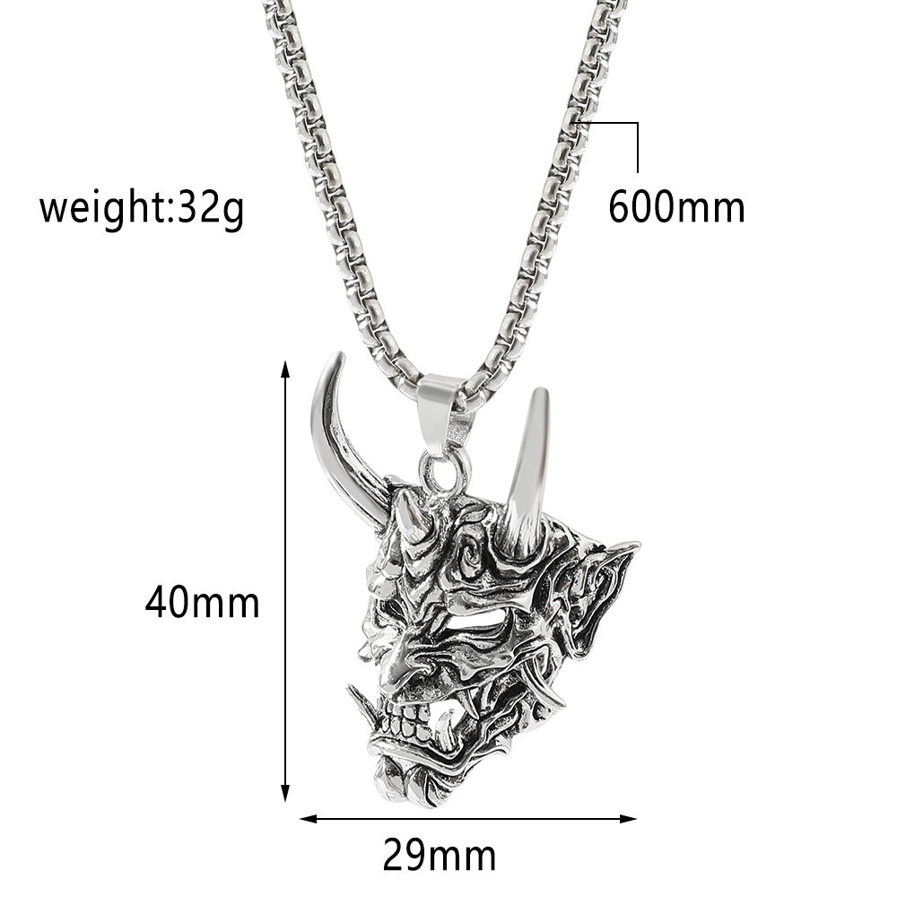 Collier pendentif masque de dé - Men Accessories In Silver avis et prix