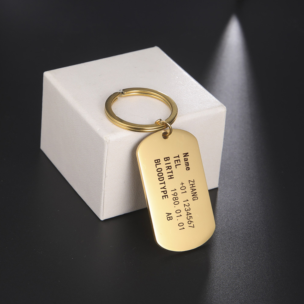 Porte-clés avec étiquette de c - Men Accessories In Silver avis et prix