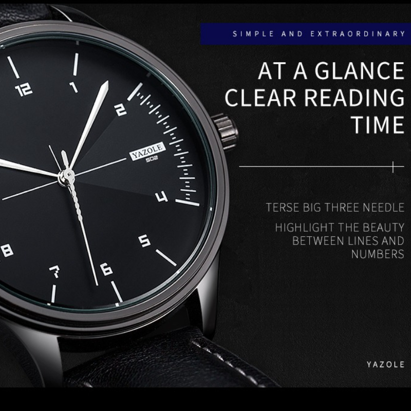 Montres à quartz YAZOLE de mar - Men Accessories For Wrist avis et prix