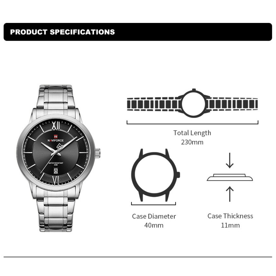 NAVIFORCE montres pour hommes  - Men Accessories For Wrist avis et prix