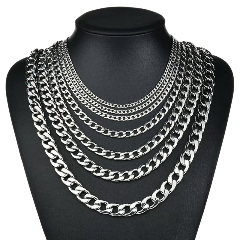 YQ 3MM-10MM 316L acier inoxyda - Men Accessories Neck Chain avis et prix