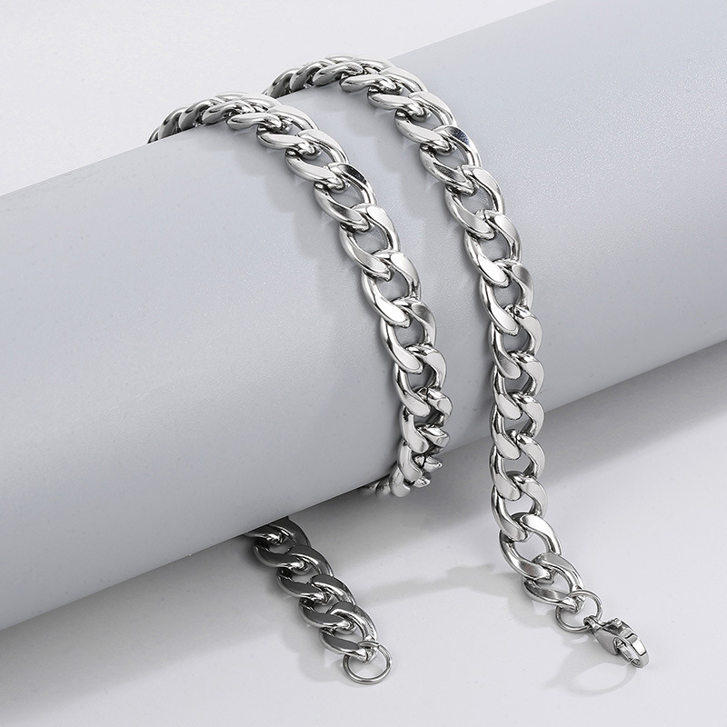 Collier chaîne cubaine en acie - Men Accessories Neck Chain avis et prix