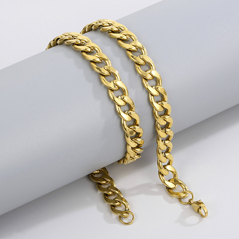 Collier chaîne cubaine en acie - Men Accessories Neck Chain avis et prix